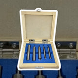 Precision 5 Piece Center & Edge Finder Set | Hardened Tool Steel | Imperial Standard | Milling Machine & Jig Boring Alignment Tool