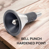 Engineer's Bell Punch Center Finder Tool for Round Bar up to 35mm Diameter | EN31 Alloy Steel Precision Center Punch
