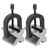 Precision V Block Clamp Set 90° Hardened Steel | Machinist V Blocks 1-5/8"