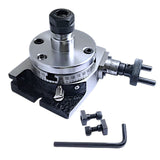 ER16 Collet Adaptor with 3" Rotary Table (4 Slot) | Precision Milling & Indexing Workholding Set