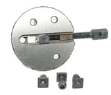 80mm Round Rotary Table Vice with 3 Tee Nuts for 3" & 4" Rotary Tables | DE