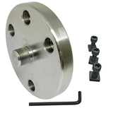 80mm Rotary Table Adapter Backplate for 3 & 4 Jaw Lathe Chucks | M14 x 1 Thread | DE