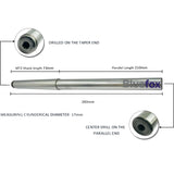 MT2 Lathe Alignment Test Bar EN31 Alloy Steel | Tailstock & Headstock Alignment Gauge | UK STOCK