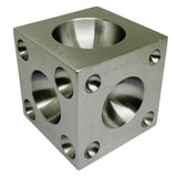 3" x 3" Solid Steel Doming Dapping Block | 25 Depression Jewellery Forming Block | UK STOCK