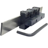 10mm Adjustable Parting Tool Holder with 3/4" HSS Cut-Off Blade for Lathe | UK STOCK