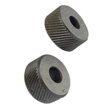 Pair of Carbon Steel Medium Knurling Wheels | 3/4" x 3/8" x 1/4" | Replacement Knurls for Lathe Knurling Tools | UK STOCK