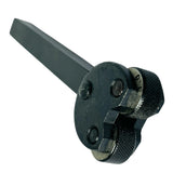 2 Wheel Knurling Tool with Pivoting Head 1.0mm Pitch | 1/2" Shank Lathe Knurling Tool | UK STOCK