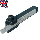 Mini Lathe Parting Off Tool Holder 8mm Shank with M2 HSS Blade | Myford Compatible | UK STOCK