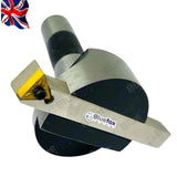 2-1/2" R8 Fly Cutter with TNMG16 Carbide Tool Bit | Bridgeport Milling Machine Fly Cutter | UK STOCK