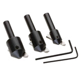 Engineers Fly Cutter Set with HSS Round Tool Bits | 8mm Shank | 3 Piece Milling Cutter Set | UK STOCK