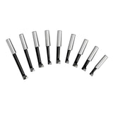 R8 Boring Head Set 50mm with R8 Shank & 9 Piece Brazed Boring Bar Kit | Bridgeport Milling Tools | UK STOCK