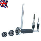 MT1 Lathe Tailstock Tap & Die Holder Set | 8 Piece Sliding Floating Tapping Kit | UK STOCK