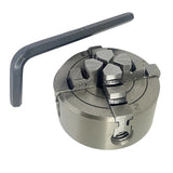 50mm 4 Jaw Independent Lathe Chuck M14 x 1 Thread | Mini Lathe Chuck with Reversible Jaws | UK STOCK