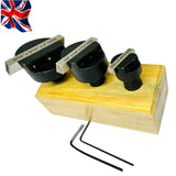 3 Piece Fly Cutter Set with HSS Tool Bits | 1/2" Shank Milling Cutter Set with Wooden Stand | UK STOCK