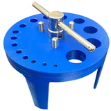 Gasket Punch Table Set 6-38mm | 16 Punch Easy Hole Punching Kit for Gaskets, Rubber & Sheet Materials | UK STOCK
