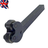 2 Wheel Pivot Head Knurling Tool | Diamond Pattern Knurling Tool for Small & Medium Lathes | UK STOCK