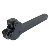 2 Wheel Pivot Head Knurling Tool | Diamond Pattern Knurling Tool for Small & Medium Lathes | UK STOCK