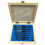 7 Piece Adjustable Hand Reamer Set HV–H3 | 1/4" to 15/32" (6–12mm) Engineering Reamers | UK STOCK