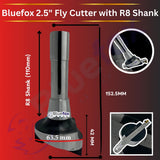 2-1/2" R8 Fly Cutter with TNMG16 Carbide Tool Bit | Bridgeport Milling Machine Fly Cutter | UK STOCK
