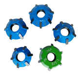 Carbide Tipped Valve Seat Face Cutter Set 5 Pcs | Double-Sided Valve Seat Cutters with Pilots | Bluefox Tools | DE