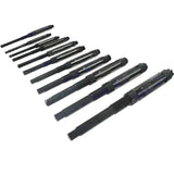11 Pcs Adjustable Hand Reamer Set H4–H14 (15/32"–1-1/2") HSS Blades with Wooden Box | Bluefox Tools | DE