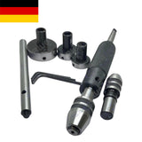 MT2 Lathe Tailstock Tap & Die Holder Set 8 Pcs | Sliding Floating Type Threading & Tapping Kit (Inch) | Bluefox Tools | DE