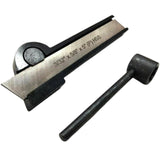 3/8" × 7/8" × 5" Lathe Parting Tool Holder with 3/32" HSS Cut-Off Blade | 5" Length | Bluefox Tools