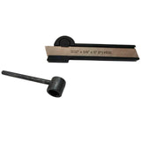 3/8" × 7/8" × 5" Lathe Parting Tool Holder with 3/32" HSS Cut-Off Blade | 5" Length | Bluefox Tools