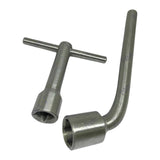 T3 Quick Change Tool Post Main Block with Spanner | 25mm Bore for Colchester Mascot 1600 & Harrison M450 | Bluefox Tools | UK STOCK