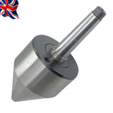 MT2 Revolving Bull Nose Pipe Live Centre 13–62mm Capacity | Tube Live Center for Lathe | 2 Morse Taper | Bluefox Tools | UK STOCK