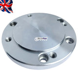 100mm Rotary Table Backplate Adapter with 2MT Centering Spigot & 70mm Register | Chuck Mount Adapter | Bluefox Tools | UK STOCK