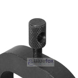 Precision Engineers V-Block & Clamp Set | Matched Pair Hardened Steel 90° V Blocks | Bluefox Tools | UK STOCK