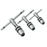 BLUEFOX TOOLS 3-Piece Adjustable T-Handle Tap Wrench Set | M1-M12 Metric & Imperial Tap Sizes | USA STOCK