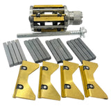 Cylinder Engine Hone Kit 3-1/2" to 6-1/2" | Heavy Duty Honing Tool with 4 Stone Sets | DE