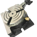75mm (3") Precision Rotary Table Horizontal Vertical 3 Slot for Milling Machine | Bluefox Tools | DE