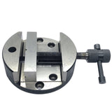 100mm Round Vice for 4" (100mm) Rotary Milling Table with M6 T-Nuts | Cast Iron | Bluefox Tools | DE