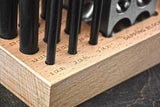 Jewellers 25 Piece Doming Block & Punch Set | Steel Dapping Set for Jewellery & Metal Forming | DE
