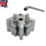 T37 Quick Change Tool Post Main Block for Myford ML7 & Super 7 Lathes – 58×58mm – Main Block Only UK STOCK