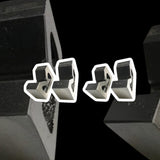 BlueFox Tools Cast Iron Vee Block Combo Set | 3" & 4" V Block Pairs | 4 Piece Precision V-Block Set Without Clamps