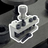BlueFox Tools T37 Quick Change Lathe Tool Holder | 12mm Capacity Turning & Facing Holder | Dickson/Dixon Style for Myford ML7 & Super 7