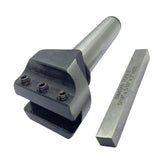 BlueFox Tools MT2 Shank Fly Cutter 38mm Head | M10 x 1.5 Drawbar Thread | Includes 5/16" HSS Tool Bit | Milling Cutter
