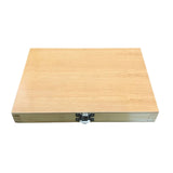 BlueFox Tools 4 Piece Engineers Try Square Set | 2", 3", 4" & 6" Precision Hardened Steel Machinist Squares with Wooden Storage Case