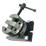 100mm Rotary Table with 4" Rotary Vice, T-Nuts & Mounting Kit for Milling Machines | DE