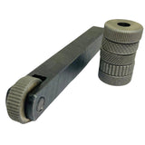 12mm Straight Shank Knurling Tool with 6 HSS Knurl Wheels | Mini Lathe Knurling Set | DE