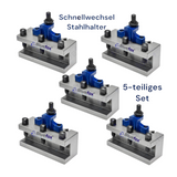 5 PCS ED20100 Fine Ground Turning Tool Holders for Multifix Type E Quick Change Tool Post | DE