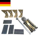 Cylinder Engine Hone Kit 2-1/2" to 5-1/2" with 4 Grit Honing Stones & Metal Case | DE