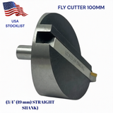 4″ (100mm) Fly Cutter with Carbide Indexable Tip TNMG16 | 3/4″ Shank Heavy Duty Milling Fly Cutter