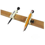 Trammel Point Beam Compass Set – Adjustable Trammel Heads with Pencil Holder & Steel Scriber | Bluefox Tools