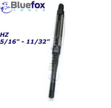 BlueFox Tools 4 Pcs Micro Adjustable Hand Reamer Set 1/4" to 3/8" (6.35–9.52mm) | Carbon Steel Adjustable Reaming Tools for Precision Hole Sizing & Repair
