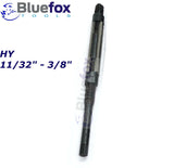 BlueFox Tools 4 Pcs Micro Adjustable Hand Reamer Set 1/4" to 3/8" (6.35–9.52mm) | Carbon Steel Adjustable Reaming Tools for Precision Hole Sizing & Repair